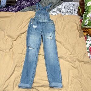 Blue Spice Light Blue Women's Jeans Overalls